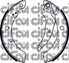 CIFAM 153-481 Тормозные колодоки 