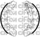 CIFAM 153-487 Тормозные колодоки 