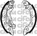CIFAM 153-488 Тормозные колодоки для FIAT 500 (Фиат 500) CIFAM 153-488 Тормозные колодоки для FIAT 500 (Фиат 500)