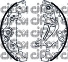 CIFAM 153-501 Тормозные колодоки для HYUNDAI H-1 / GRAND STAREX (Хендай Н1 / гранд старэx) CIFAM 153-501 Тормозные колодоки для HYUNDAI H-1 / GRAND STAREX (Хендай Н1 / гранд старэx)