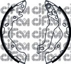 CIFAM 153-504 Тормозные колодоки 