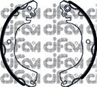 CIFAM 153-509 Тормозные колодоки 