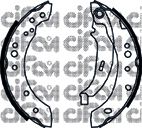 CIFAM 153-513 Тормозные колодоки 