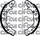 CIFAM 153-526 Тормозные колодоки 