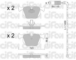 CIFAM 822-560-0K Тормозные колодки для BMW (Бмв) CIFAM 822-560-0K Тормозные колодки для BMW (Бмв)