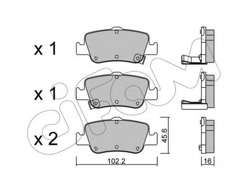 CIFAM 822-796-0 Тормозные колодки для TOYOTA AURIS ING SPORTS (Тойота/тоета Аурис спорт) CIFAM 822-796-0 Тормозные колодки для TOYOTA AURIS ING SPORTS (Тойота/тоета Аурис спорт)