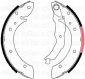 CIFAM 153-015 Тормозные колодоки 