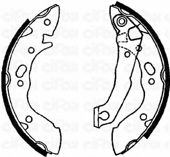 CIFAM 153-167 Тормозные колодоки 