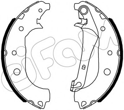 CIFAM 153-531 Тормозные колодоки 