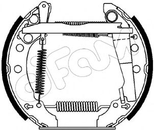 CIFAM 151-028 Тормозные колодоки для VOLKSWAGEN CORSAR (Фольксваген Cорсар) CIFAM 151-028 Тормозные колодоки для VOLKSWAGEN CORSAR (Фольксваген Cорсар)