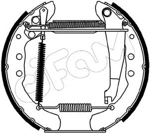 CIFAM 151-129 Тормозные колодоки для AUDI 90 (Ауди 90) CIFAM 151-129 Тормозные колодоки для AUDI 90 (Ауди 90)