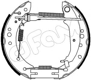 CIFAM 151-214 Тормозные колодоки для MITSUBISHI COLT VI (Митсубиши/митсубиси Кольт 6) CIFAM 151-214 Тормозные колодоки для MITSUBISHI COLT VI (Митсубиши/митсубиси Кольт 6)
