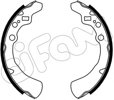 CIFAM 153-545 Тормозные колодоки 