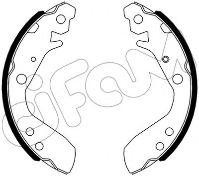 CIFAM 153-567 Тормозные колодоки 