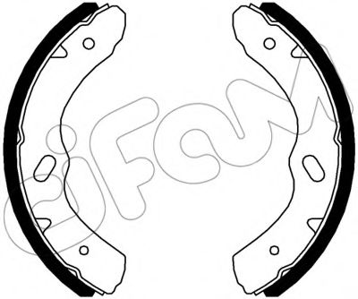 CIFAM 153-573 Тормозные колодоки 