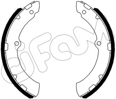 CIFAM 153-641 Тормозные колодоки для TOYOTA DYNA 200 (Тойота/тоета Дъна 200) CIFAM 153-641 Тормозные колодоки для TOYOTA DYNA 200 (Тойота/тоета Дъна 200)