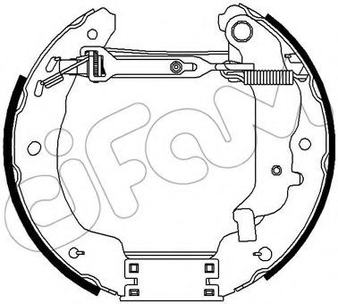 CIFAM 151-269 Тормозные колодоки для NISSAN PRIMERA (Ниссан Примера) CIFAM 151-269 Тормозные колодоки для NISSAN PRIMERA (Ниссан Примера)