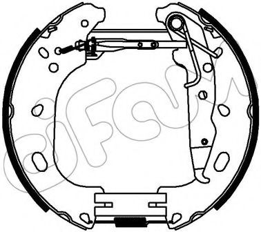 CIFAM 151-333 Тормозные колодоки для OPEL ASTRA A (Опель Астра а) CIFAM 151-333 Тормозные колодоки для OPEL ASTRA A (Опель Астра а)