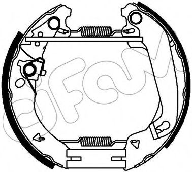 CIFAM 151-341 Тормозные колодоки 