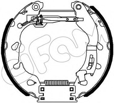 CIFAM 151-355 Тормозные колодоки для FIAT 500 C (Фиат 500 c) CIFAM 151-355 Тормозные колодоки для FIAT 500 C (Фиат 500 c)
