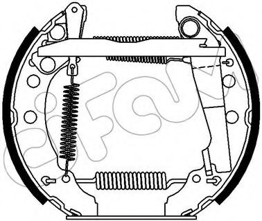 CIFAM 151-368 Тормозные колодоки для VOLKSWAGEN (Фольксваген) CIFAM 151-368 Тормозные колодоки для VOLKSWAGEN (Фольксваген)
