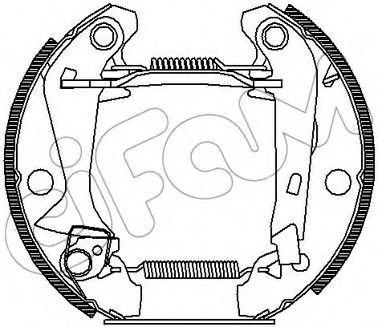 CIFAM 151-372 Тормозные колодоки 