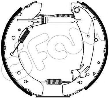 CIFAM 151-427 Тормозные колодоки 