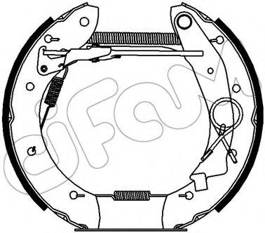 CIFAM 151-430 Тормозные колодоки 