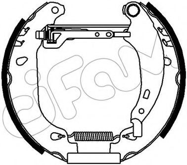 CIFAM 151-435 Тормозные колодоки 