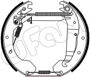 CIFAM 151-445 Тормозные колодоки для OPEL MANTA B CC (Опель Манта б cc) CIFAM 151-445 Тормозные колодоки для OPEL MANTA B CC (Опель Манта б cc)