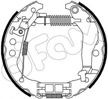 CIFAM 151-447 Тормозные колодоки 
