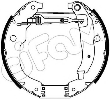 CIFAM 151-448 Тормозные колодоки для PEUGEOT 207 (Пежо 207) CIFAM 151-448 Тормозные колодоки для PEUGEOT 207 (Пежо 207)
