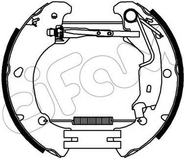 CIFAM 151-454 Тормозные колодоки для LANCIA MUSA (Лансиа/лянча Муса) CIFAM 151-454 Тормозные колодоки для LANCIA MUSA (Лансиа/лянча Муса)