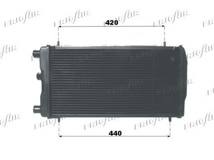 FRIGAIR 0101.2007 Радиатор, охлаждение двигателя 