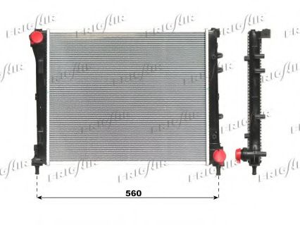 FRIGAIR 0104.3134 Радиатор, охлаждение двигателя 