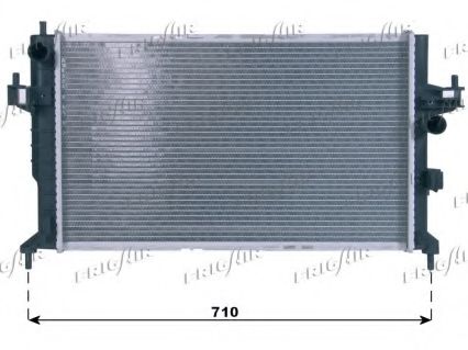 FRIGAIR 0107.3005 Радиатор, охлаждение двигателя 