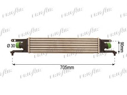 FRIGAIR 0704.3122 Интеркулер 