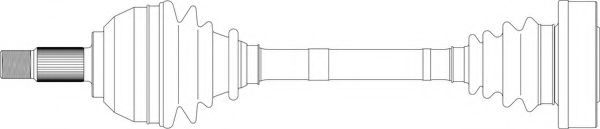 GENERAL RICAMBI AR3034 Приводной вал для ALFA ROMEO 164 (Альфа ромео 164) GENERAL RICAMBI AR3034 Приводной вал для ALFA ROMEO 164 (Альфа ромео 164)