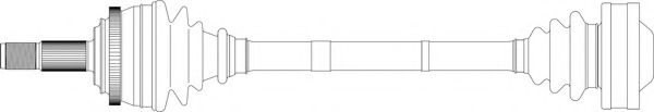 GENERAL RICAMBI AR3111 Приводной вал для ALFA-ROMEO (Алфа-ромэо) GENERAL RICAMBI AR3111 Приводной вал для ALFA-ROMEO (Алфа-ромэо)