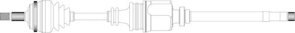 GENERAL RICAMBI CI3144 Приводной вал для CITROËN XM (CитроËн Хм) GENERAL RICAMBI CI3144 Приводной вал для CITROËN XM (CитроËн Хм)