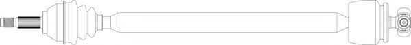 GENERAL RICAMBI FI3073 Приводной вал для FIAT STRADA (Фиат Страда) GENERAL RICAMBI FI3073 Приводной вал для FIAT STRADA (Фиат Страда)