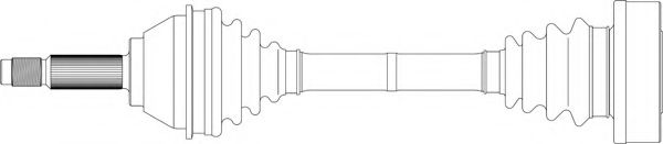GENERAL RICAMBI FI3104 Приводной вал для FIAT UNO (Фиат Уно) GENERAL RICAMBI FI3104 Приводной вал для FIAT UNO (Фиат Уно)