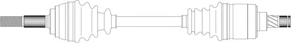 GENERAL RICAMBI ND3119 Приводной вал для NISSAN PULSAR I (Ниссан Пулсар и) GENERAL RICAMBI ND3119 Приводной вал для NISSAN PULSAR I (Ниссан Пулсар и)