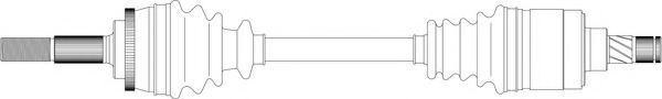 GENERAL RICAMBI ND3127 Приводной вал для NISSAN PULSAR I (Ниссан Пулсар и) GENERAL RICAMBI ND3127 Приводной вал для NISSAN PULSAR I (Ниссан Пулсар и)