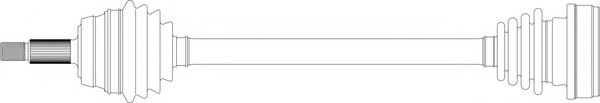 GENERAL RICAMBI WW3039 Приводной вал для VOLKSWAGEN (Фольксваген) GENERAL RICAMBI WW3039 Приводной вал для VOLKSWAGEN (Фольксваген)