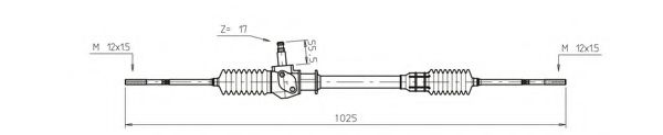 GENERAL RICAMBI FI4016 Рулевой механизм для FIAT STRADA II (Фиат Страда 2) GENERAL RICAMBI FI4016 Рулевой механизм для FIAT STRADA II (Фиат Страда 2)
