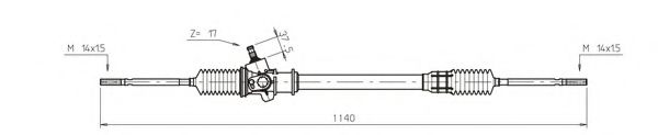 GENERAL RICAMBI FI4019 Рулевой механизм для FIAT SUPERBRAVO (Фиат Супербраvо) GENERAL RICAMBI FI4019 Рулевой механизм для FIAT SUPERBRAVO (Фиат Супербраvо)