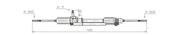 GENERAL RICAMBI FI4022 Рулевой механизм для FIAT STRADA II (Фиат Страда 2) GENERAL RICAMBI FI4022 Рулевой механизм для FIAT STRADA II (Фиат Страда 2)