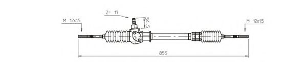 GENERAL RICAMBI FI4072 Рулевой механизм для FIAT UNO (Фиат Уно) GENERAL RICAMBI FI4072 Рулевой механизм для FIAT UNO (Фиат Уно)