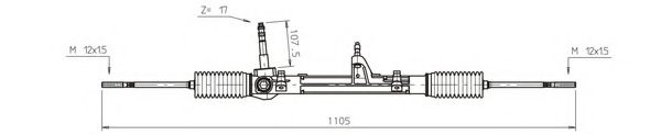GENERAL RICAMBI FI4101 Рулевой механизм для FIAT TEMPRA (Фиат Тэмпра) GENERAL RICAMBI FI4101 Рулевой механизм для FIAT TEMPRA (Фиат Тэмпра)